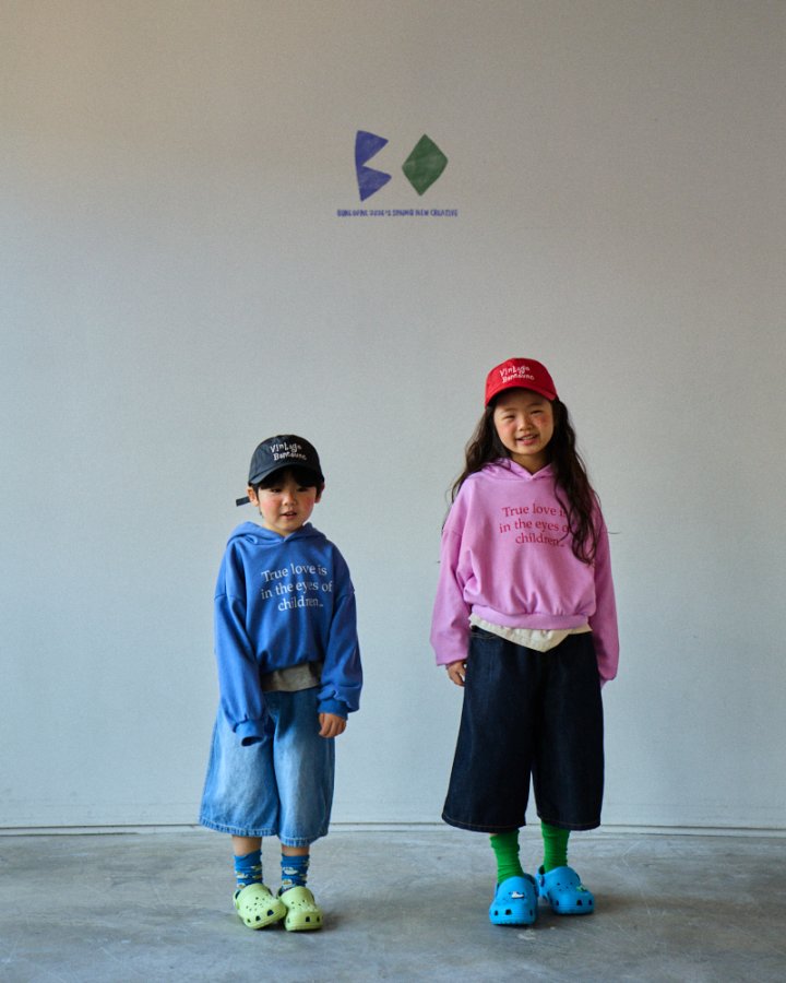 Boneoune - Korean Children Fashion - #kidsstore - Eyes Crop Hoodie - 6