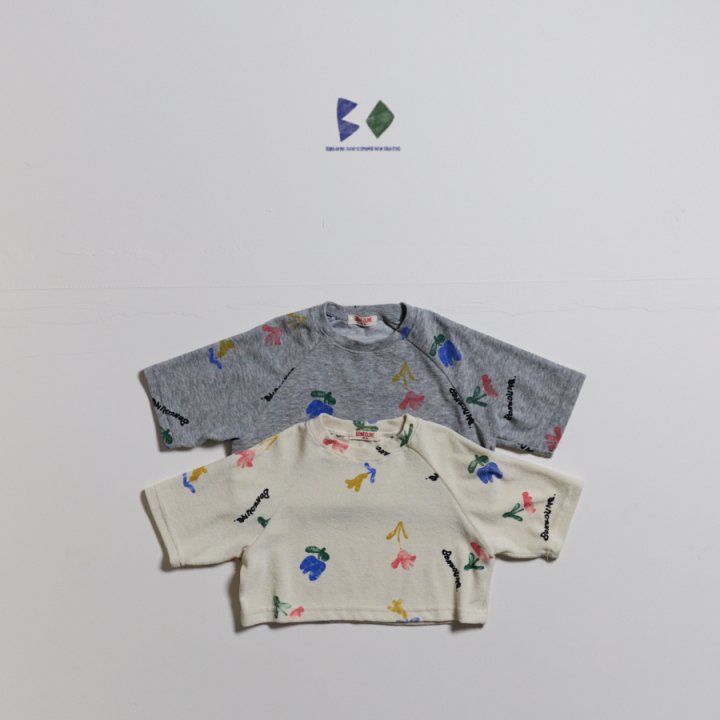 Boneoune - Korean Children Fashion - #kidsstore - Floral Crop Top
