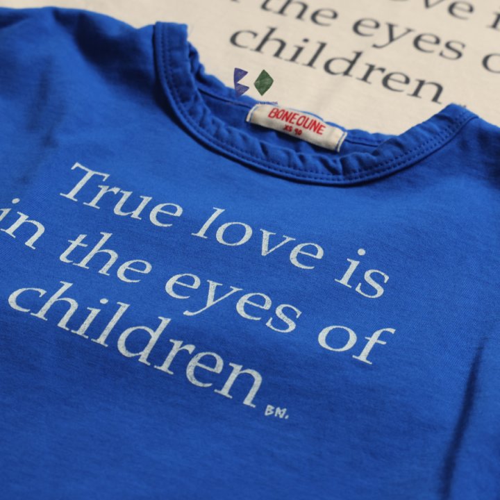 Boneoune - Korean Children Fashion - #kidzfashiontrend - Love Single Tee