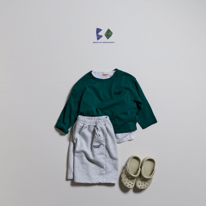 Boneoune - Korean Children Fashion - #kidzfashiontrend - Bio Embroidery Single Tee - 5