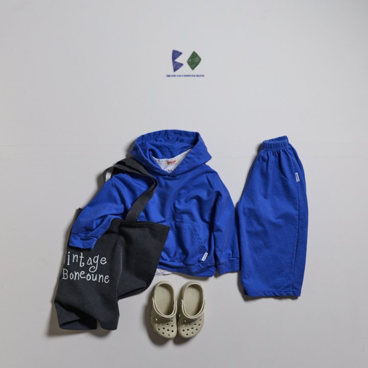 Boneoune - Korean Children Fashion - #littlefashionista - Pigment Mini Hoodie - 9