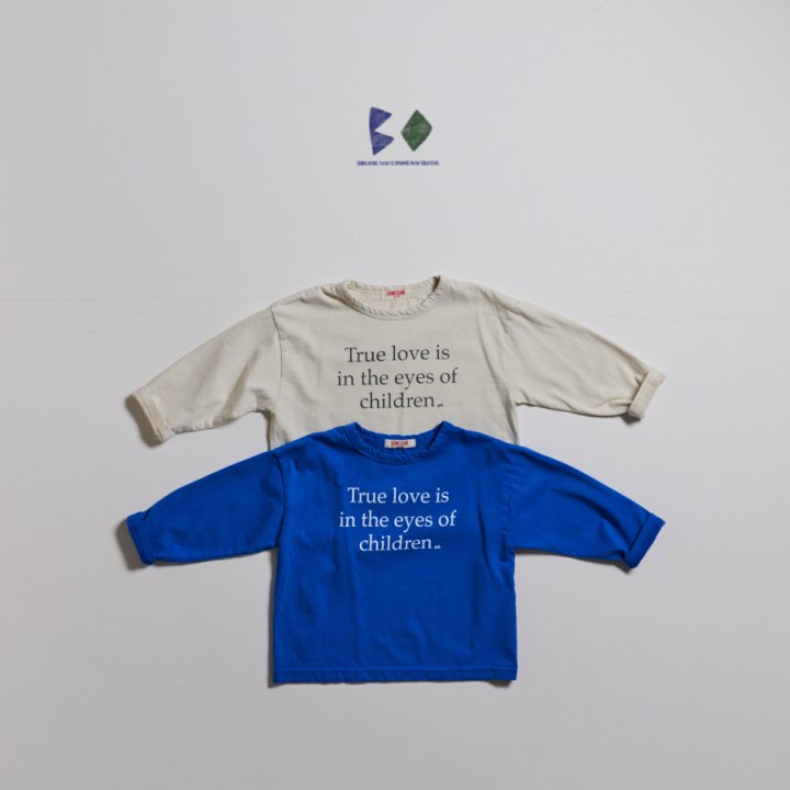 Boneoune - Korean Children Fashion - #littlefashionista - Love Single Tee - 3