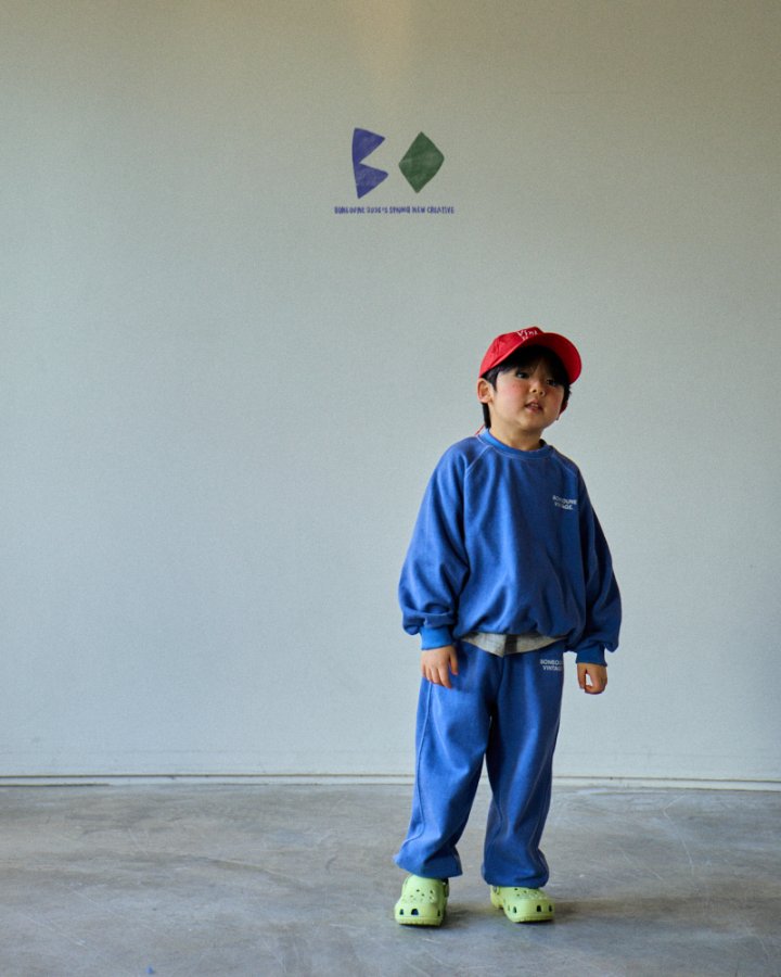 Boneoune - Korean Children Fashion - #magicofchildhood - Vintage Raglan Jogger Pants - 7