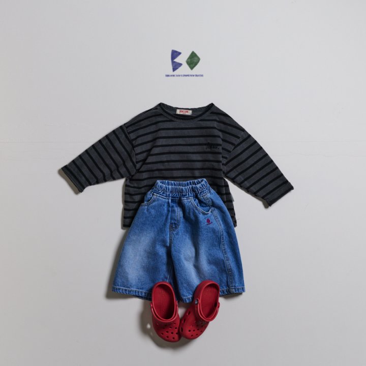 Boneoune - Korean Children Fashion - #magicofchildhood - Name Pigment Single Tee - 4