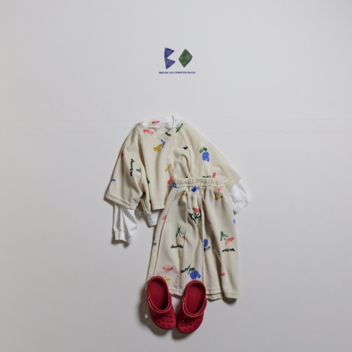 Boneoune - Korean Children Fashion - #minifashionista - Floral Crop Top - 6