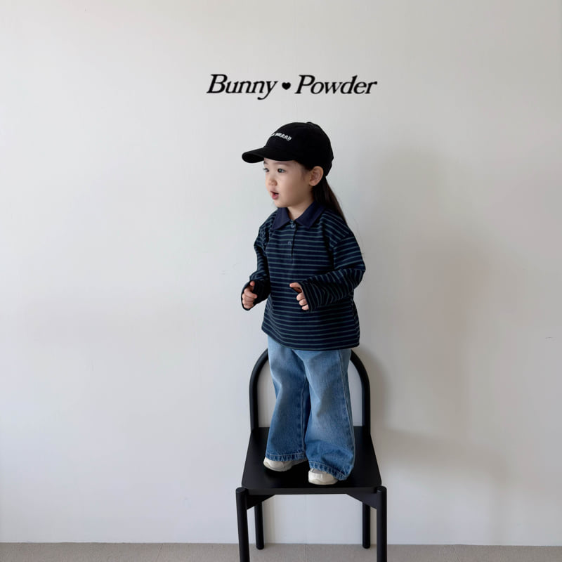 Bunny Powder - Korean Children Fashion - #Kfashion4kids - Mark Collar Tee - 8