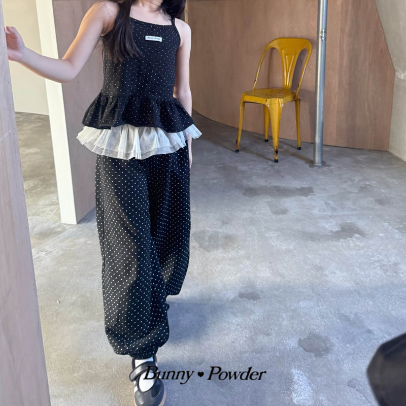 Bunny Powder - Korean Children Fashion - #Kfashion4kids - Dot Layered Sleeveless Top - 10