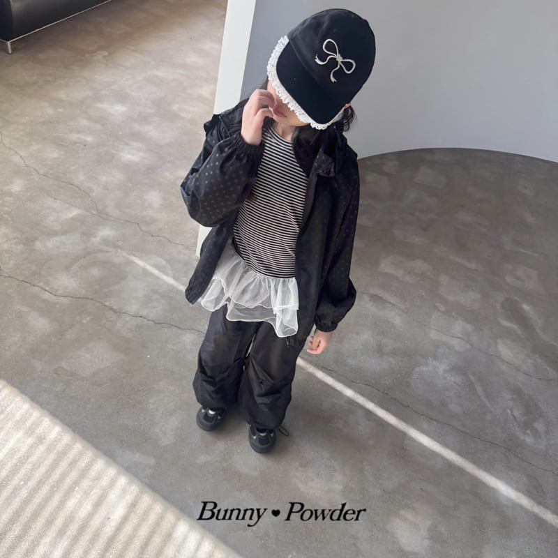 Bunny Powder - Korean Children Fashion - #Kfashion4kids - Sheer Striped Tee - 3
