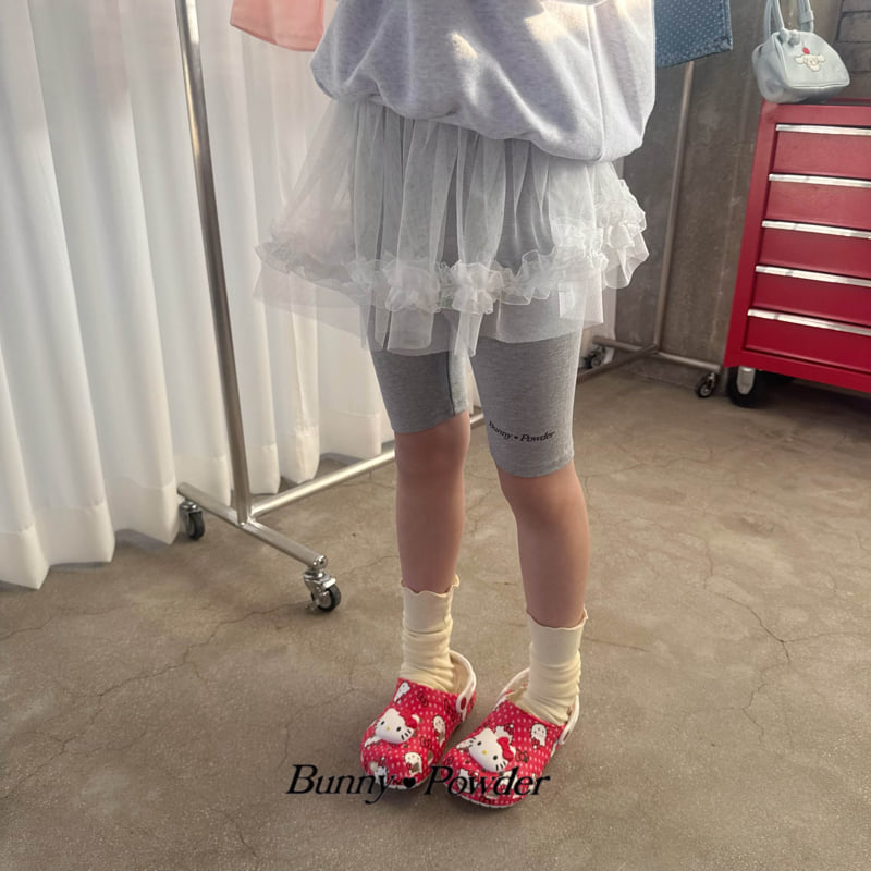 Bunny Powder - Korean Children Fashion - #Kfashion4kids - B Biker Leggings - 8