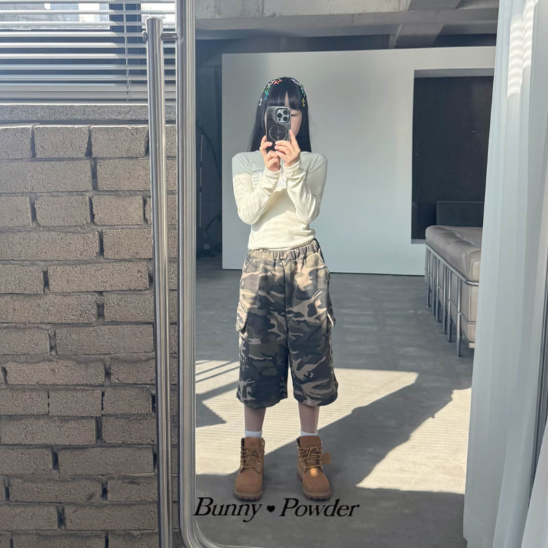 Bunny Powder - Korean Children Fashion - #childofig - Look-At-Me Bermuda Pants (Camo) - 8