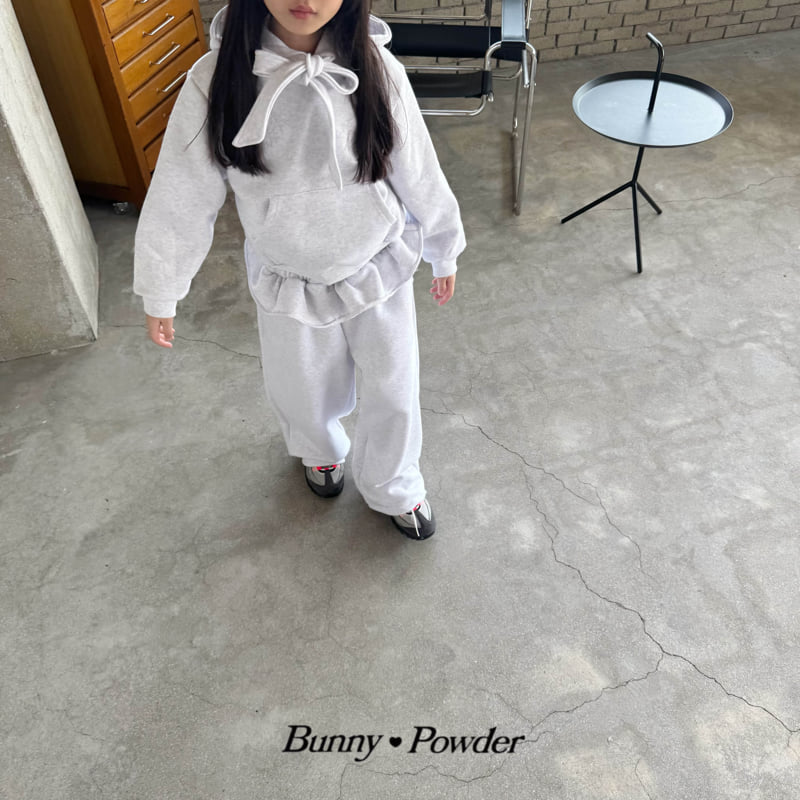 Bunny Powder - Korean Children Fashion - #childrensboutique - Ribbon Hoodie Sweatshirt - 12