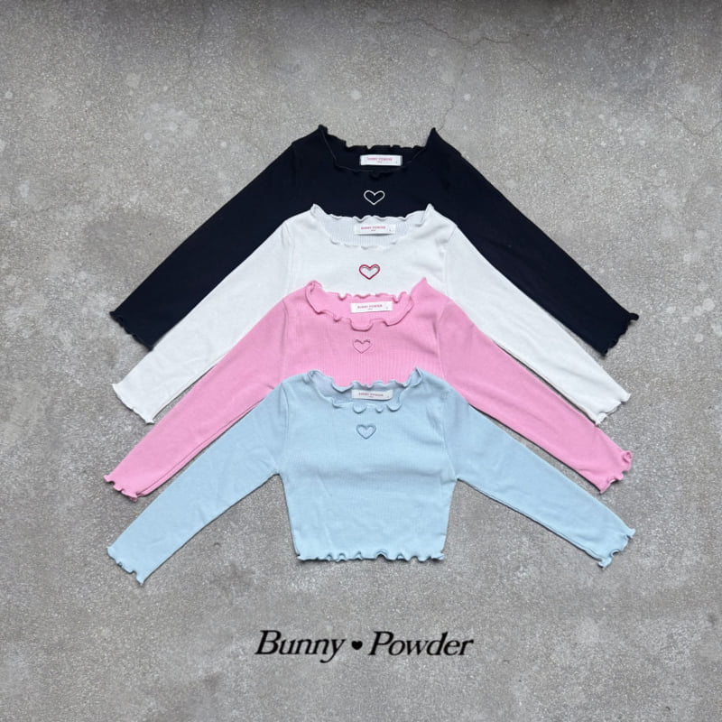 Bunny Powder - Korean Children Fashion - #childrensboutique - Heart Tee