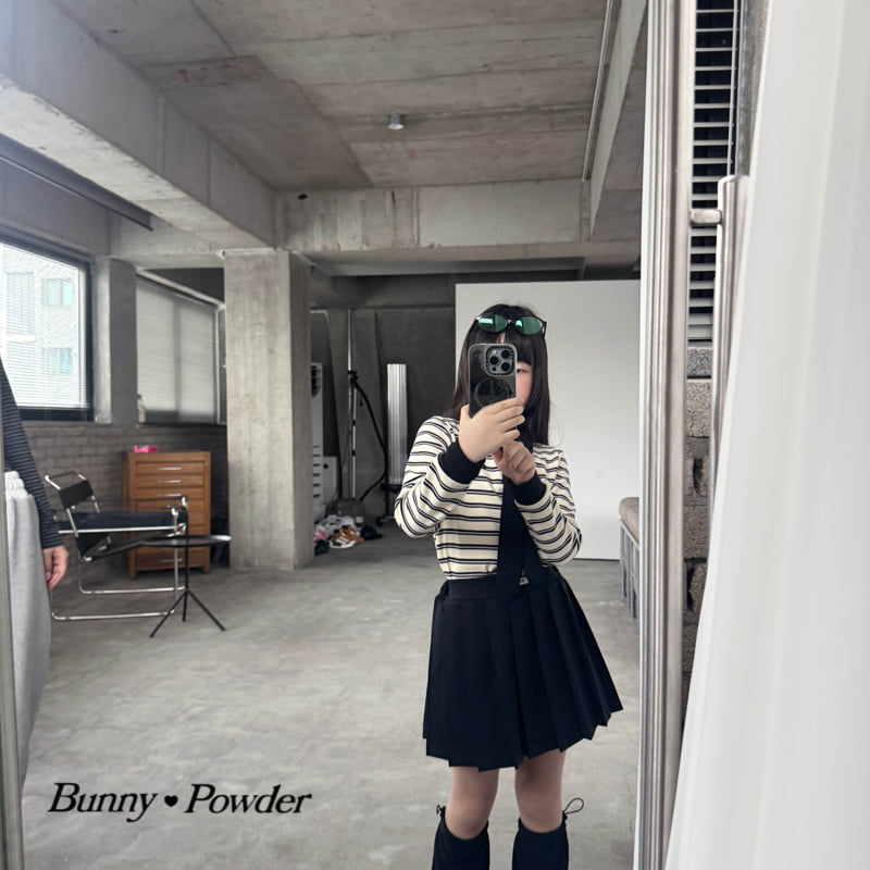 Bunny Powder - Korean Children Fashion - #childrensboutique - High-Teen Collar Tee - 9