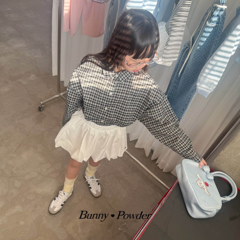 Bunny Powder - Korean Children Fashion - #childrensboutique - Geek Check Shirt - 3