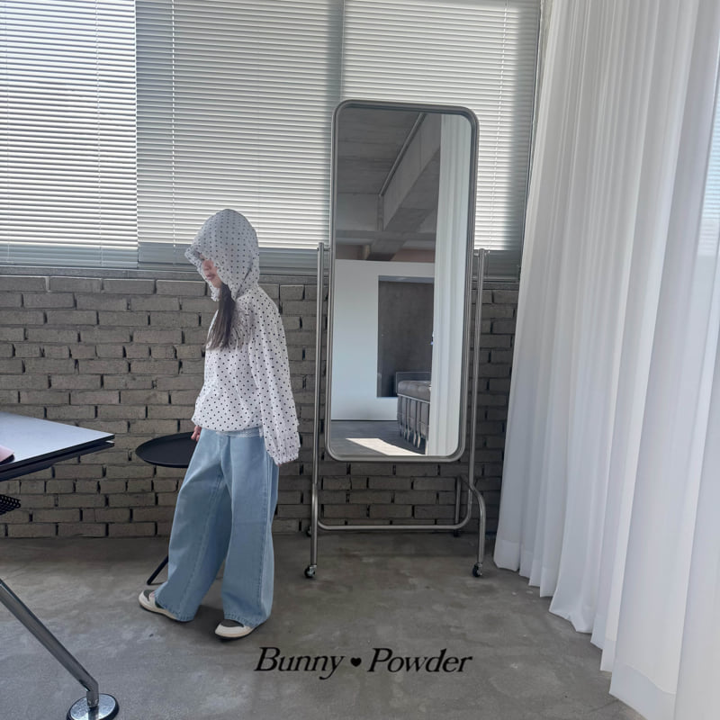Bunny Powder - Korean Children Fashion - #childrensboutique - Heart Denim Pants - 3