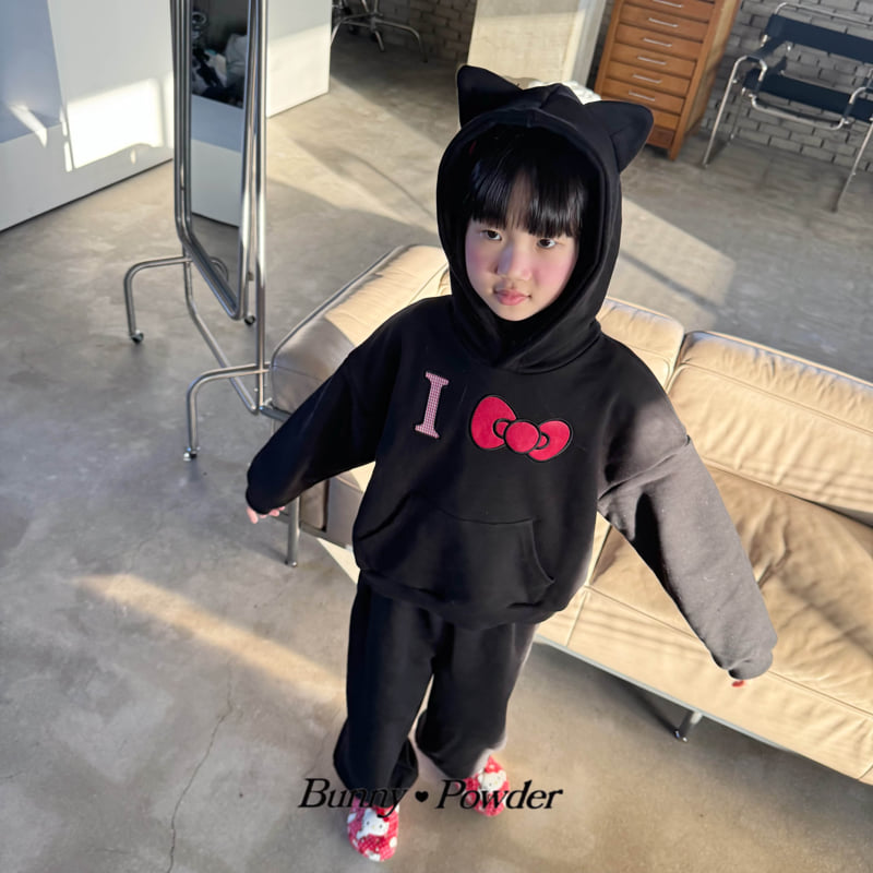 Bunny Powder - Korean Children Fashion - #childrensboutique - Pointy-Ears Hoodie Sweatshirt - 4