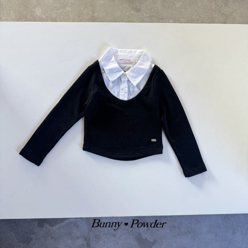 Bunny Powder - Korean Children Fashion - #designkidswear - Shirt Layered Tee