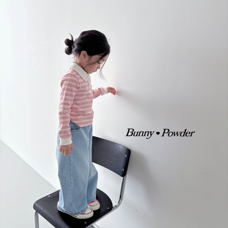 Bunny Powder - Korean Children Fashion - #designkidswear - Martin Denim Pants - 5