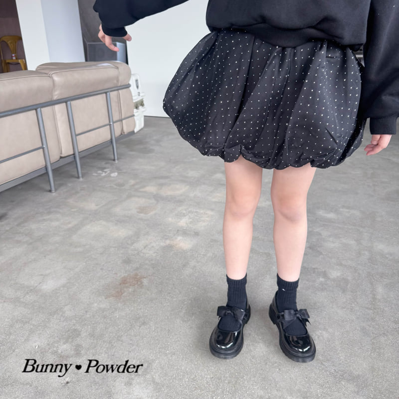 Bunny Powder - Korean Children Fashion - #designkidswear - Bling Balloon Skirt - 4