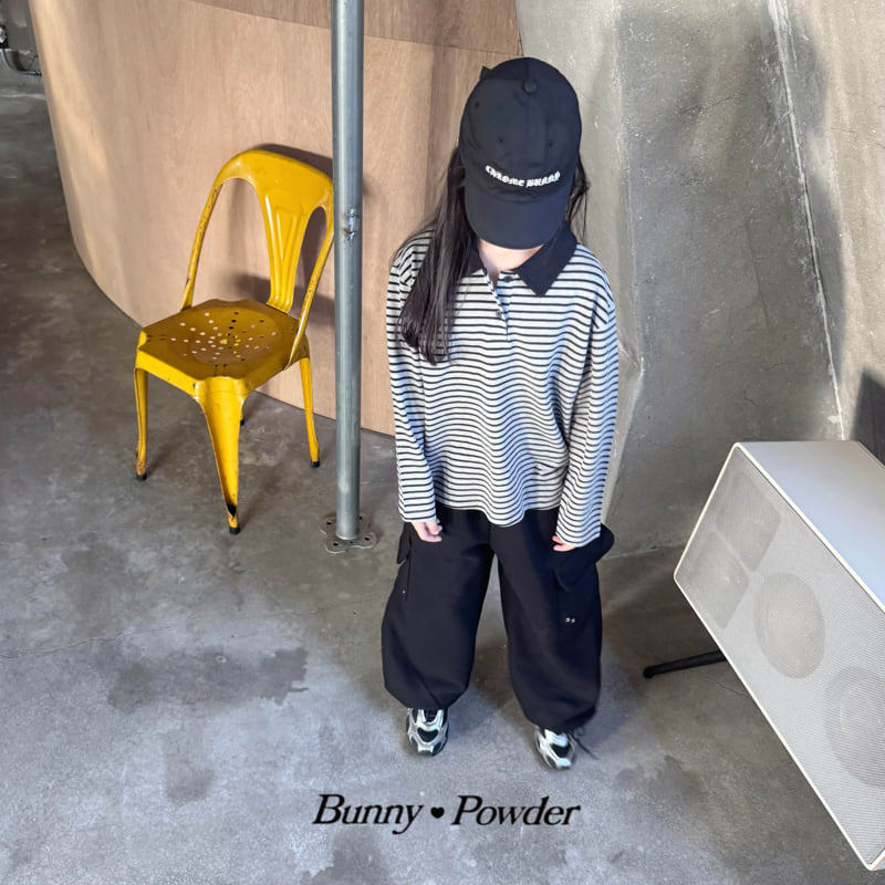Bunny Powder - Korean Children Fashion - #discoveringself - Mark Collar Tee - 3