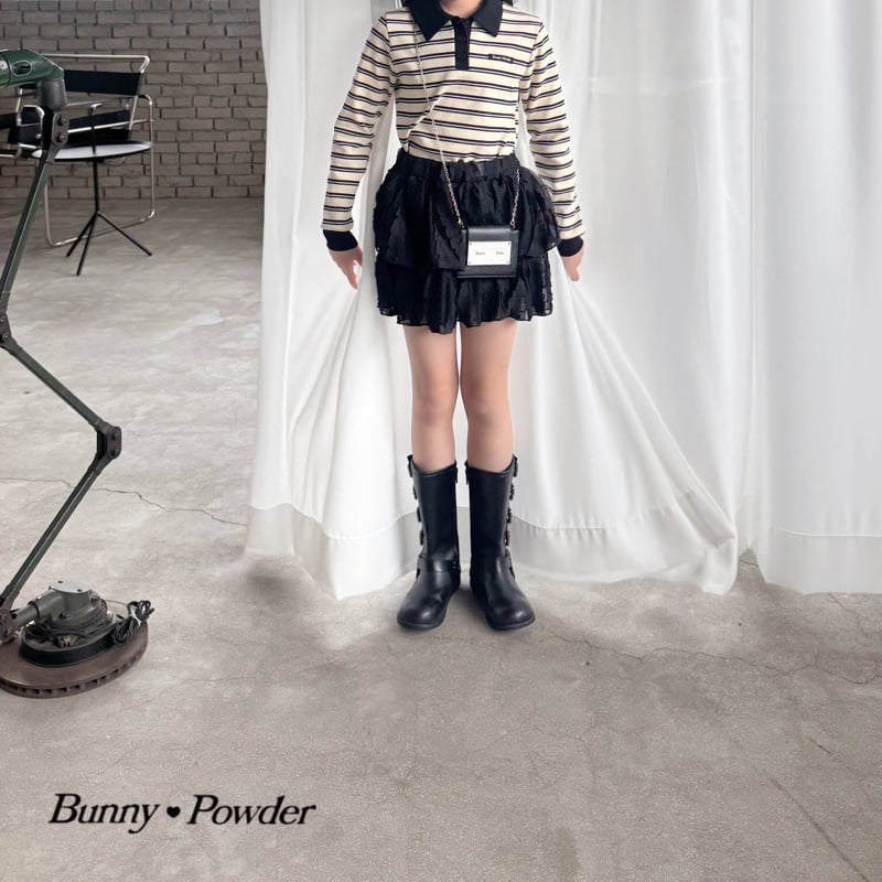 Bunny Powder - Korean Children Fashion - #discoveringself - High-Teen Collar Tee - 11
