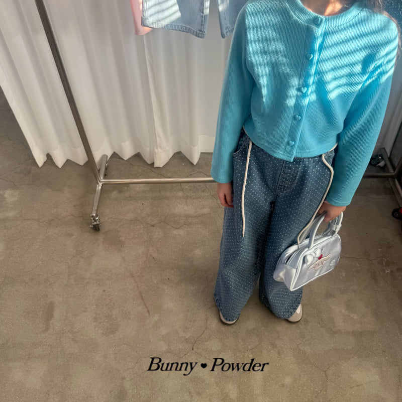 Bunny Powder - Korean Children Fashion - #fashionkids - Heart Cardigan - 12