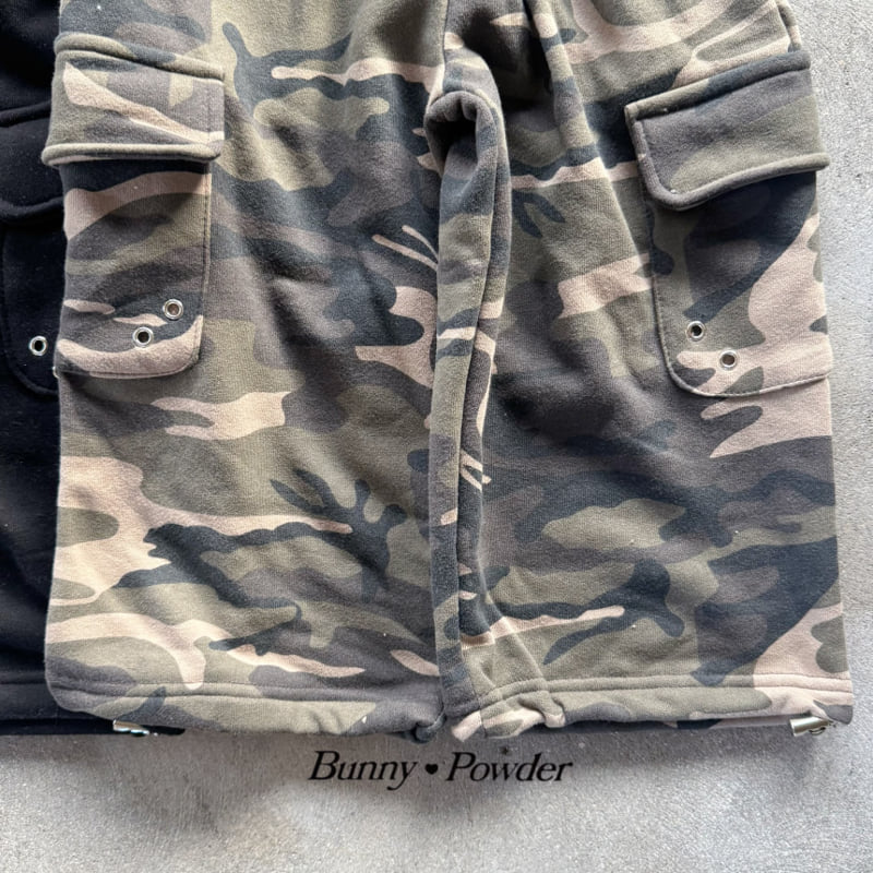 Bunny Powder - Korean Children Fashion - #fashionkids - Light Cargo Pants (Camo) - 10