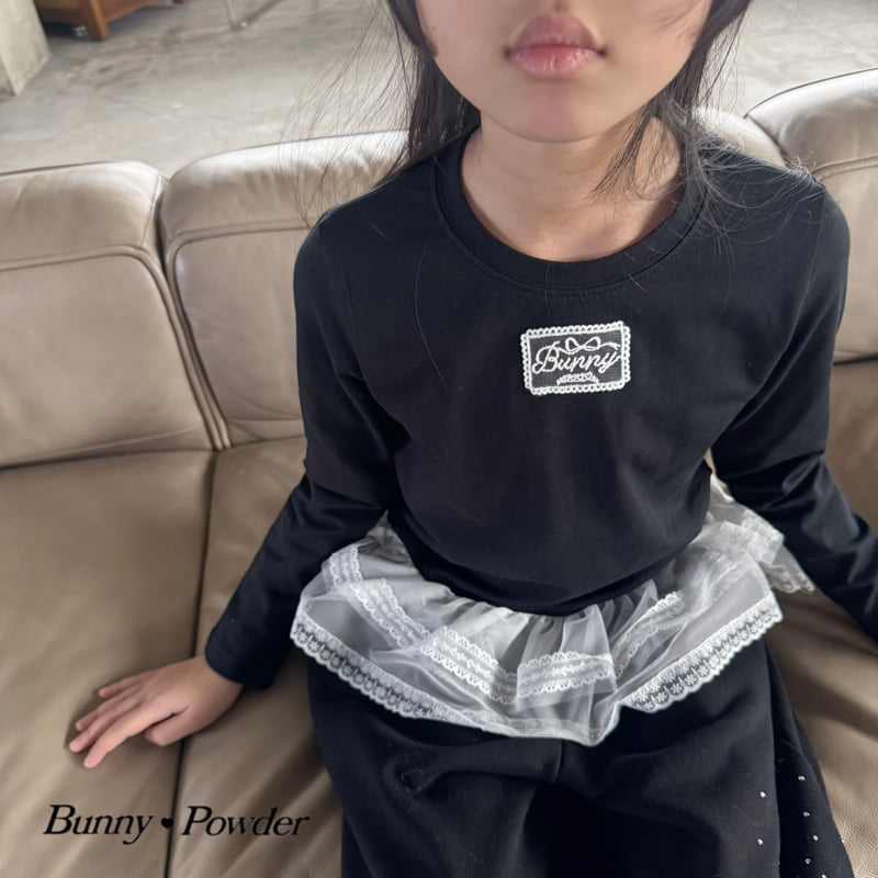 Bunny Powder - Korean Children Fashion - #fashionkids - Sheer Layered Tee - 8