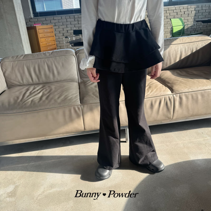 Bunny Powder - Korean Children Fashion - #fashionkids - Holic Tiered Bootcut Pants - 3