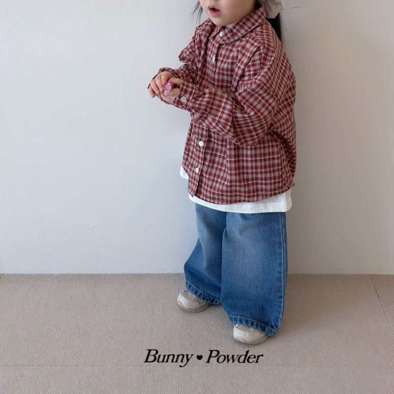 Bunny Powder - Korean Children Fashion - #fashionkids - Martin Denim Pants - 7