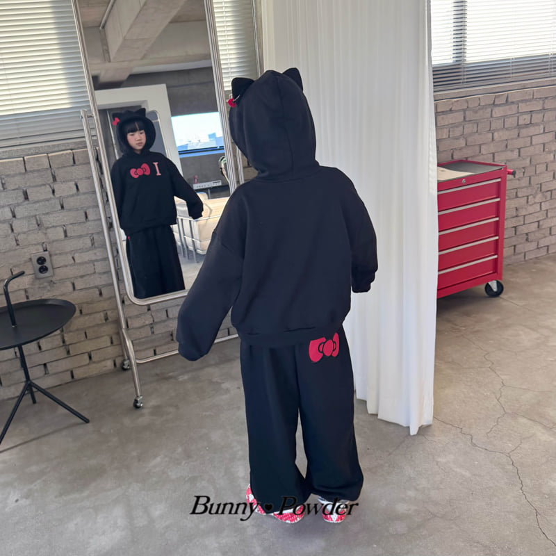 Bunny Powder - Korean Children Fashion - #kidsshorts - Pointy-Ears Hoodie Sweatshirt - 7