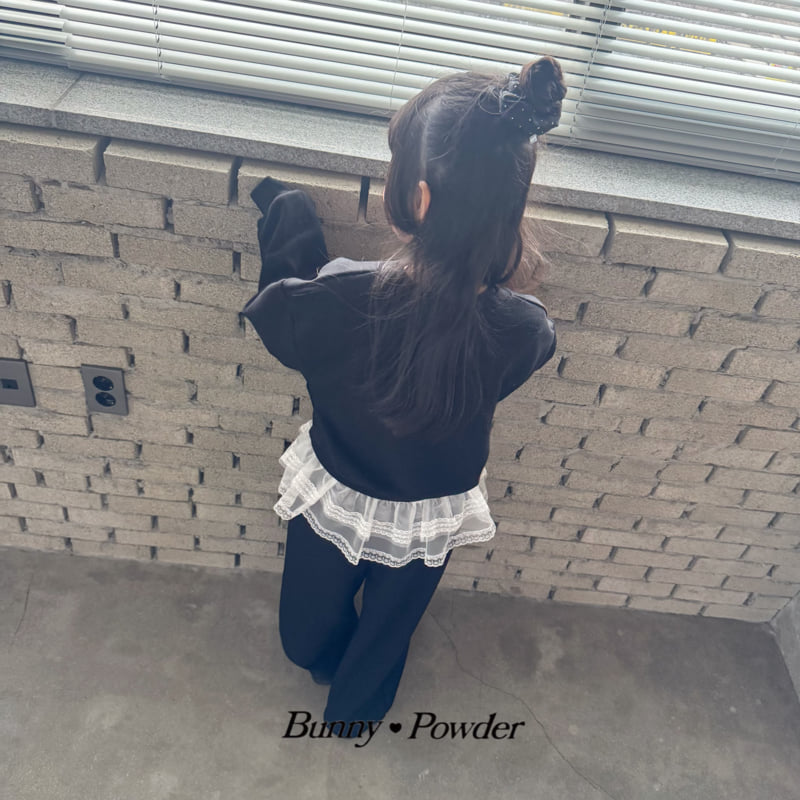 Bunny Powder - Korean Children Fashion - #kidsshorts - Sheer Layered Tee - 9