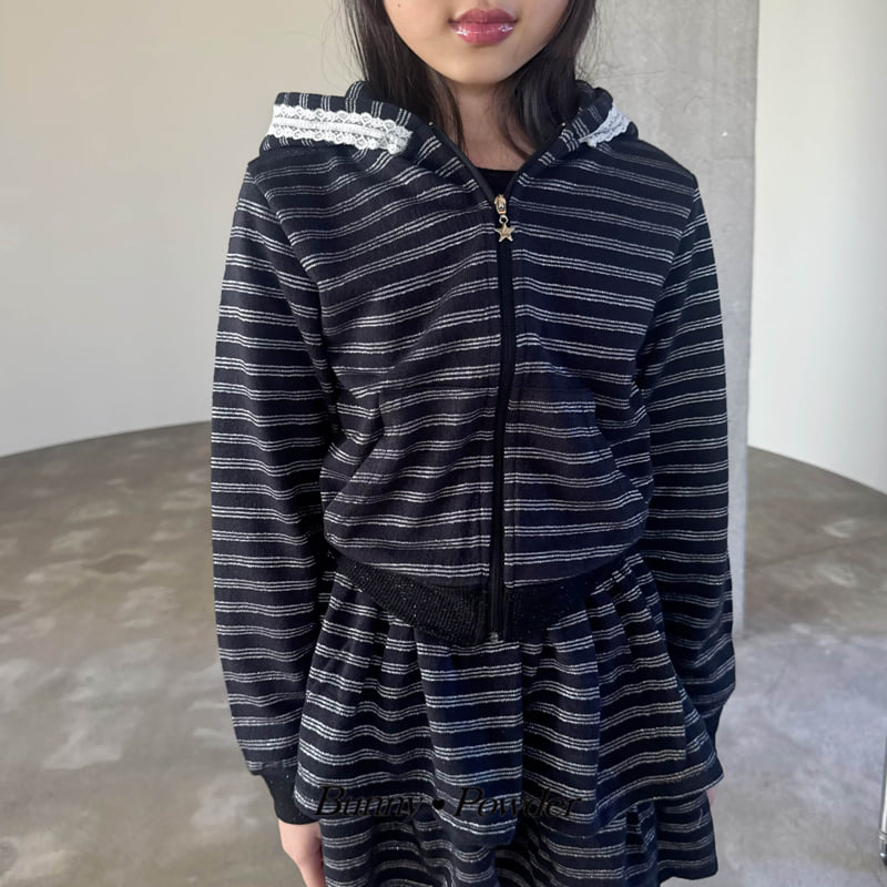 Bunny Powder - Korean Children Fashion - #kidsshorts - Juicy Hood Zip-Up - 11