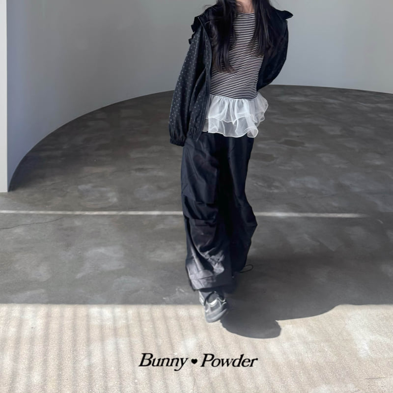 Bunny Powder - Korean Children Fashion - #kidsstore - Frill Hood Jumper - 11