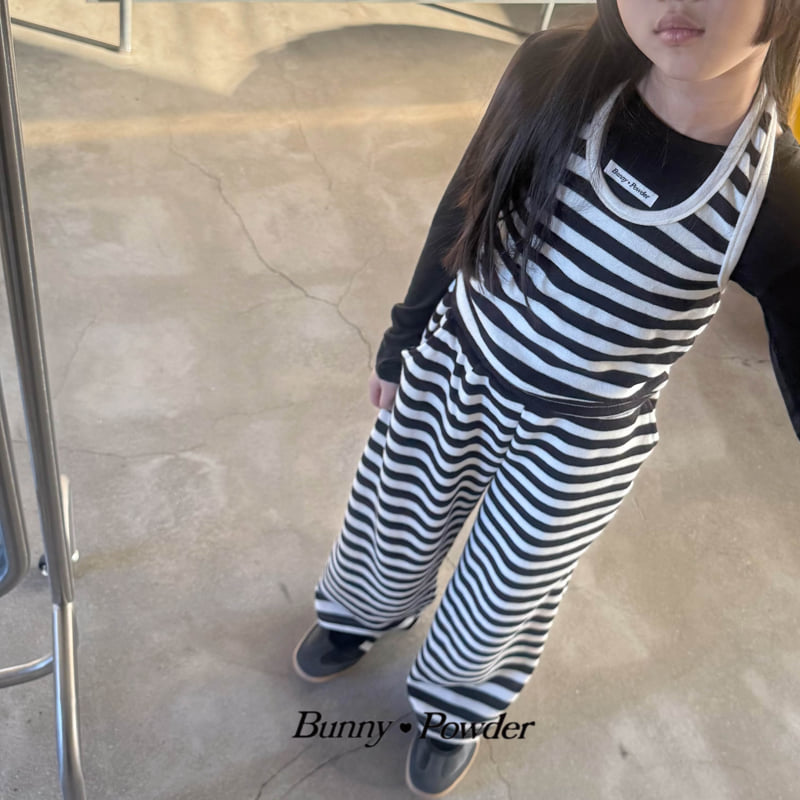 Bunny Powder - Korean Children Fashion - #kidsstore - Striped Halter Sleeveless Top - 9