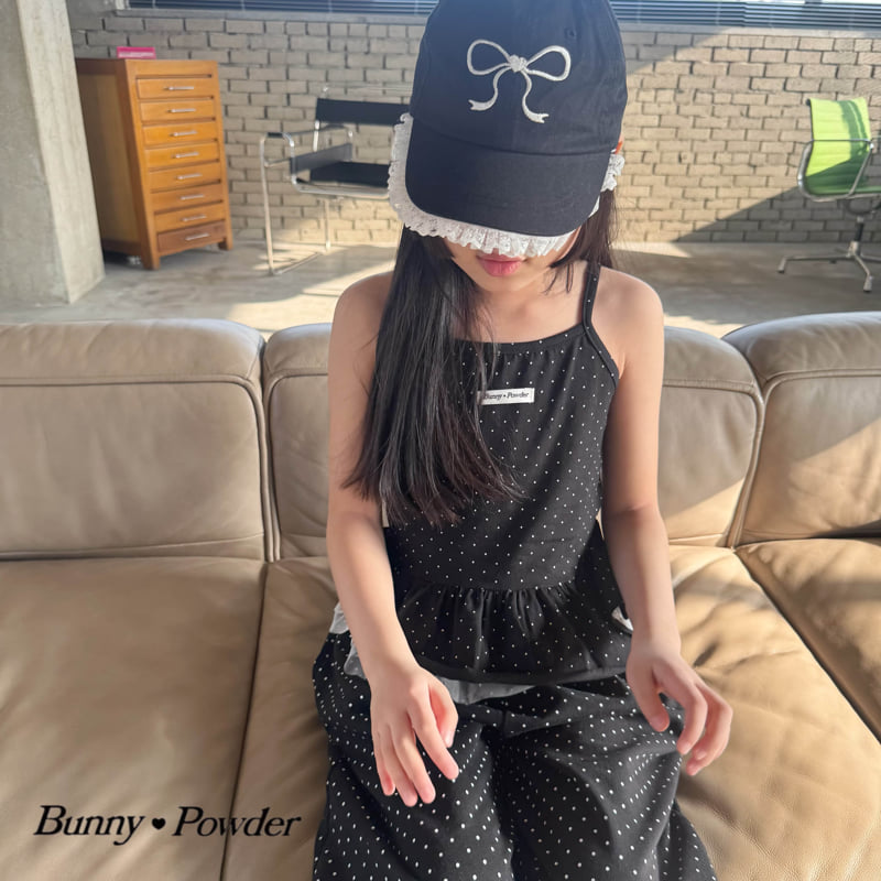 Bunny Powder - Korean Children Fashion - #kidsstore - Dot Layered Sleeveless Top - 8