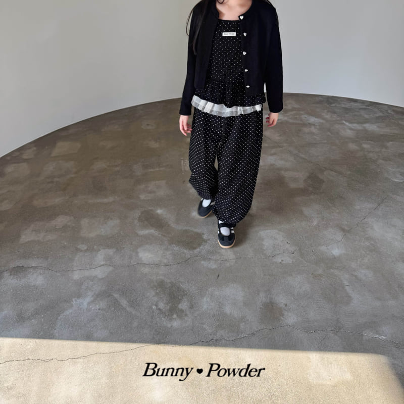 Bunny Powder - Korean Children Fashion - #kidsstore - Sheer Dot Jogger Pants - 6
