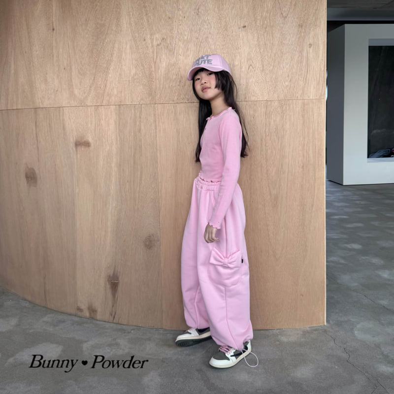 Bunny Powder - Korean Children Fashion - #kidsstore - Ribbon Cargo Pants - 11