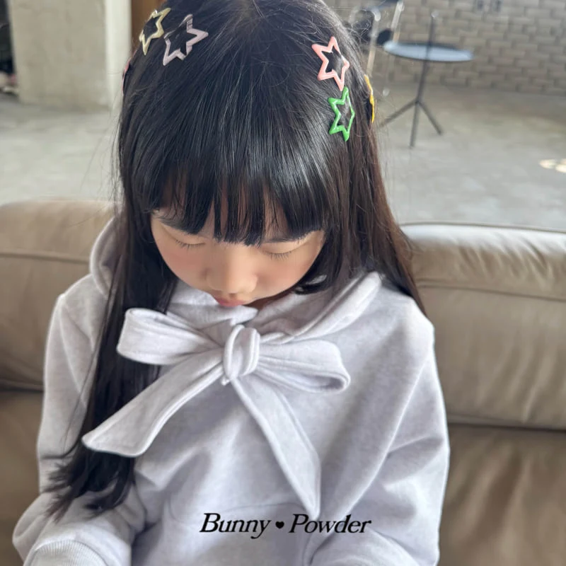 Bunny Powder - Korean Children Fashion - #kidsstore - Ribbon Hoodie Sweatshirt - 4