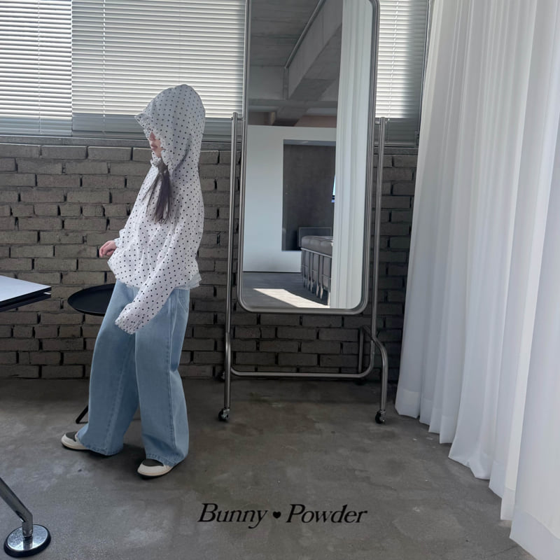 Bunny Powder - Korean Children Fashion - #kidzfashiontrend - Frill Hood Jumper - 12
