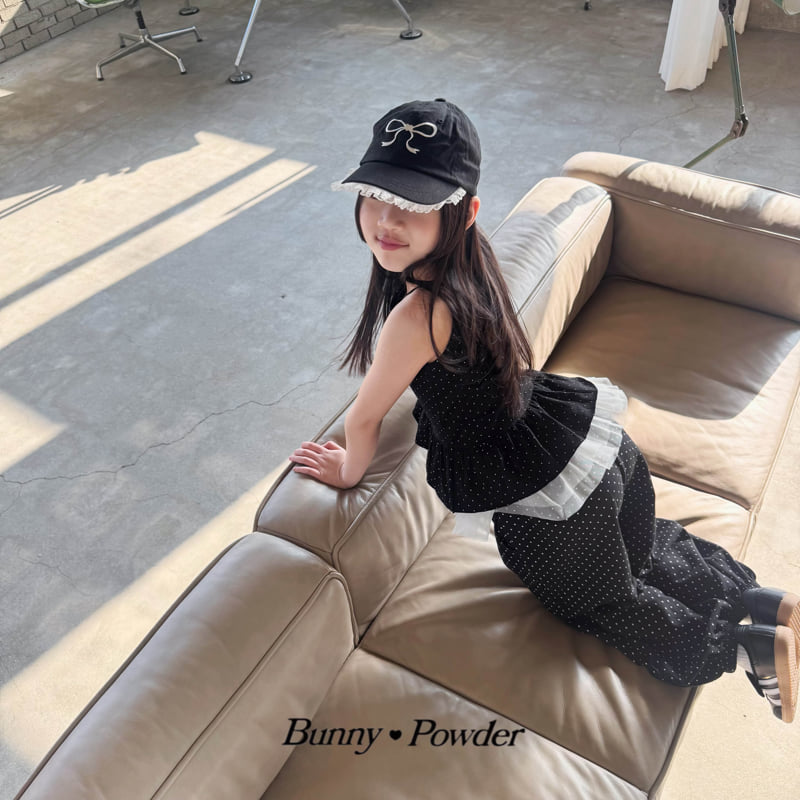 Bunny Powder - Korean Children Fashion - #kidzfashiontrend - Sheer Dot Jogger Pants - 7