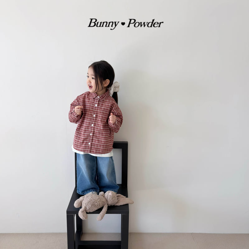 Bunny Powder - Korean Children Fashion - #kidzfashiontrend - Geek Check Shirt - 9