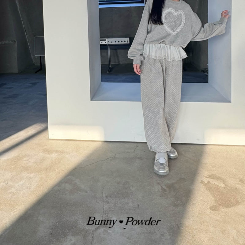 Bunny Powder - Korean Children Fashion - #kidzfashiontrend - Heart Polka Sweatshirt - 11