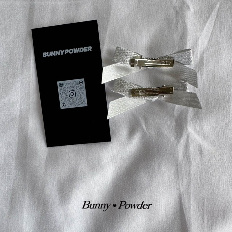Bunny Powder - Korean Children Fashion - #kidzfashiontrend - Silver Core Hairpin - 6
