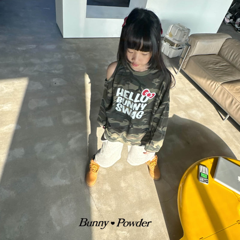 Bunny Powder - Korean Children Fashion - #kidzfashiontrend - Shoulder Slit Tee - 5