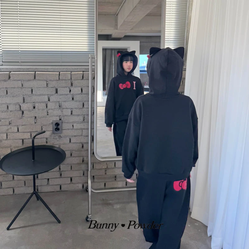 Bunny Powder - Korean Children Fashion - #littlefashionista - Pointy-Ears Hoodie Sweatshirt - 11