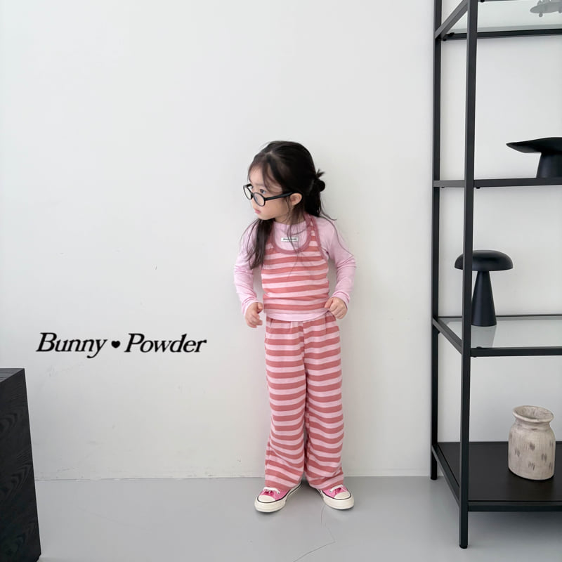 Bunny Powder - Korean Children Fashion - #littlefashionista - Striped Halter Sleeveless Top - 12