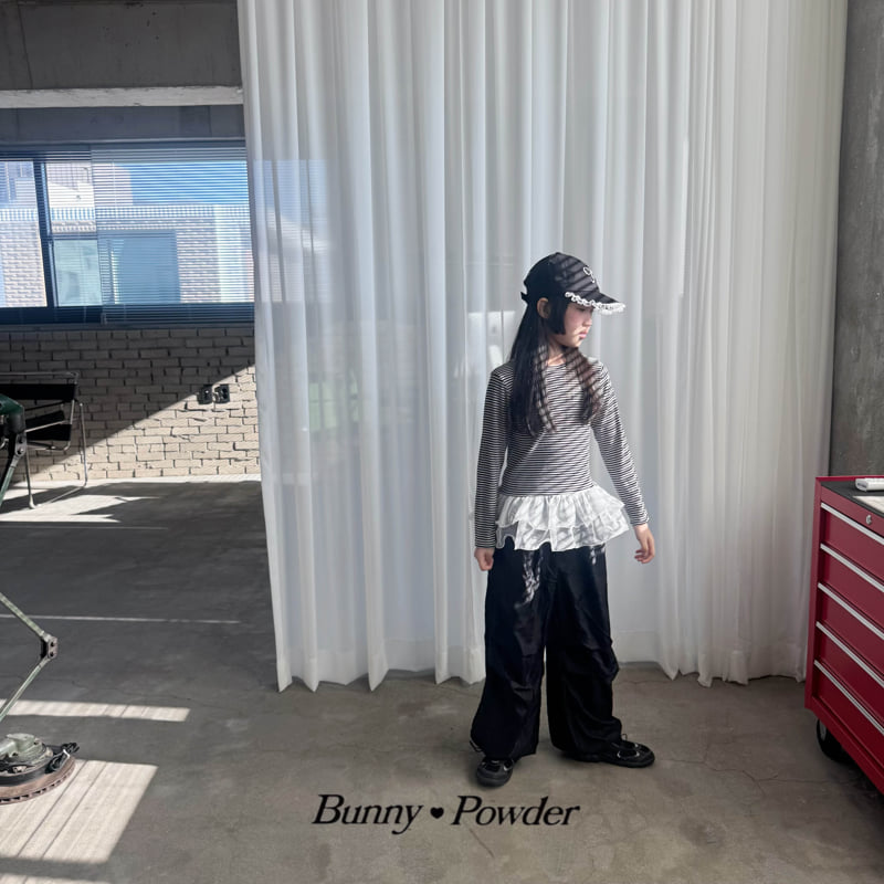 Bunny Powder - Korean Children Fashion - #magicofchildhood - Sheer Striped Tee - 5