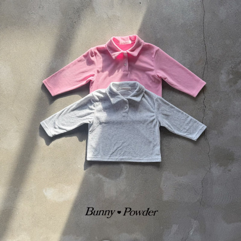 Bunny Powder - Korean Children Fashion - #magicofchildhood - Terry Collar Tee