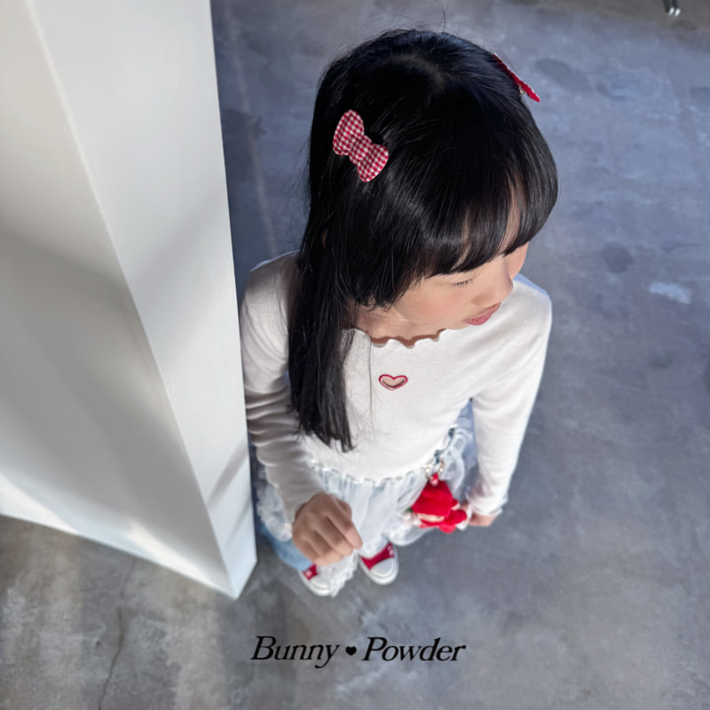 Bunny Powder - Korean Children Fashion - #littlefashionista - Kiki Ribbon Hairpin - 4